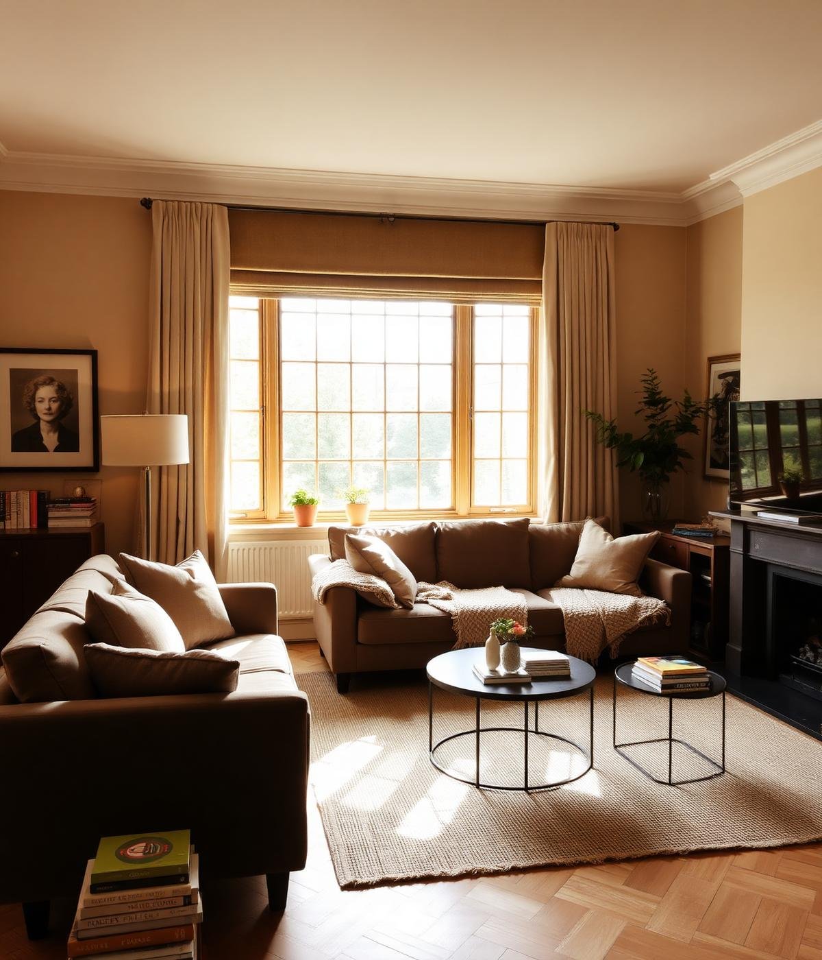 Beautifully staged Oxford short-let interior